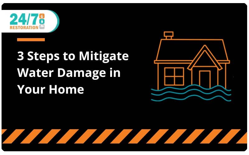 3 Steps to Mitigate Water Damage in Your Home